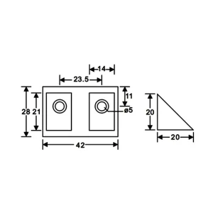 Brad Connecting Fittings 4pcs