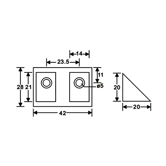 Brad Connecting Fittings 4pcs