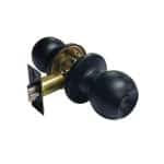 Kingvik Tubular Knob Entrance Lock Black (6871BL)