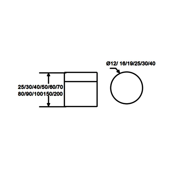 Brad Decorative Fittings SS 2pcs/pack