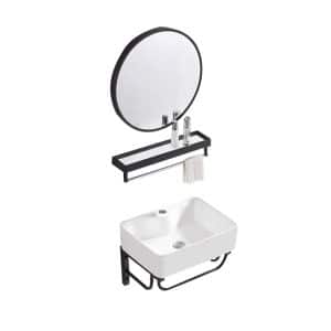 Cool Basin with Towel Rack and Mirror 480x370mm
