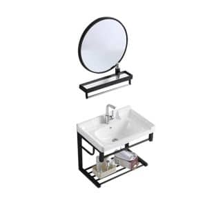 Cool Basin with Towel Rack and Mirror 600x400mm