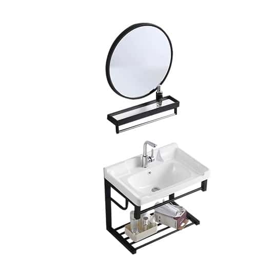 Cool Basin with Towel Rack and Mirror 600x400mm