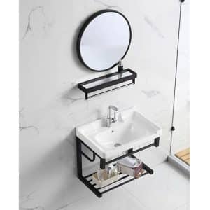 Cool Basin with Towel Rack and Mirror 600x400mm