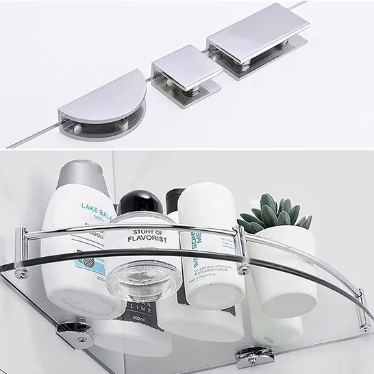 Brad Glass Clamp Square 12mm