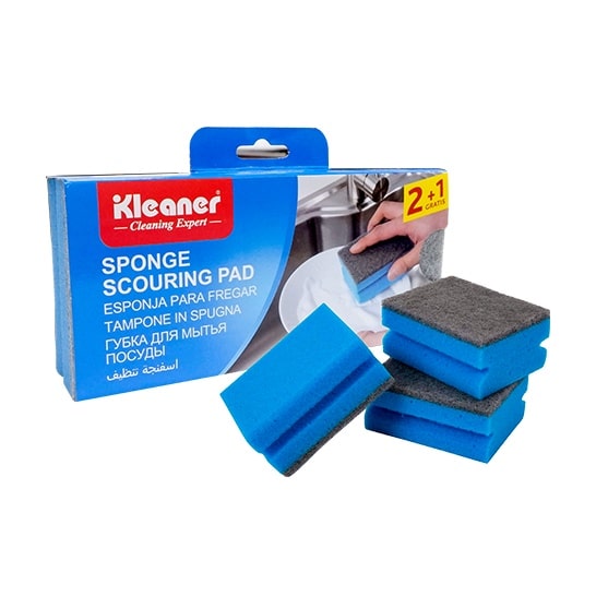 Kleaner Sponge Scouring Pad 3pcs/pack