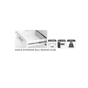 Brad BK BB Drawer Slide (12in 14in 16in)