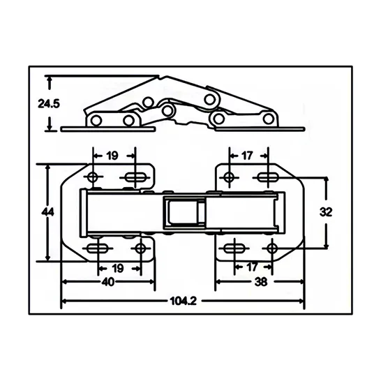 Brad BK Hinge (3in 4in)