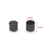 Brad PVC Footing Black 4pcs/pack