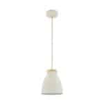 Drop Lamp HLHN8492S Beige and Wood