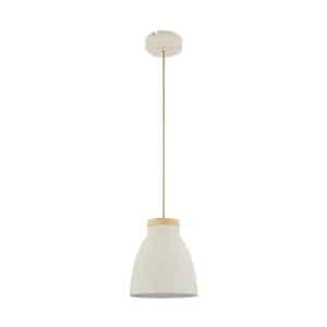 Drop Lamp HLHN8492S Beige and Wood