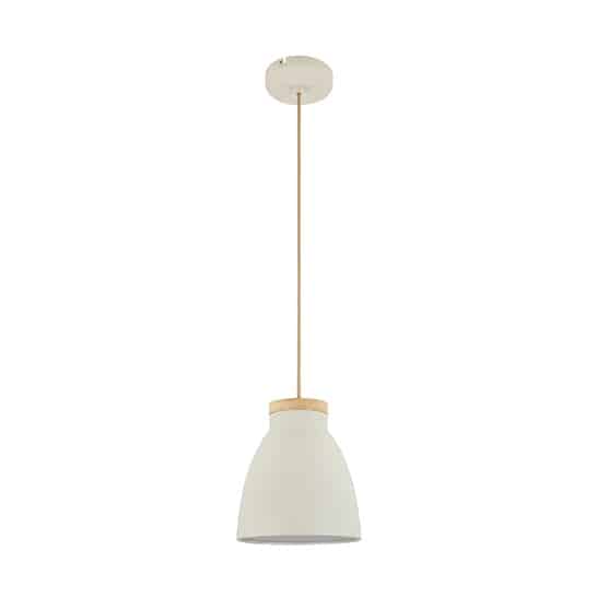 Drop Lamp HLHN8492S Beige and Wood