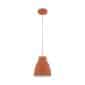 Drop Lamp HLHN8492S Matt Orange and Wood