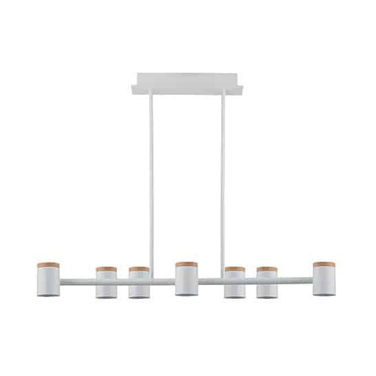 Drop Lamp HLHN8474 MattWhite and Wood
