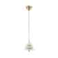 Drop Lamp HLHN8517S Beige and Brass