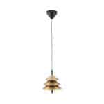 Drop Lamp HLHN8517S Black and Brass