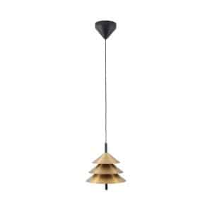 Drop Lamp HLHN8517S Black and Brass