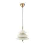 Drop Lamp HLHN8517M Beige and Brass