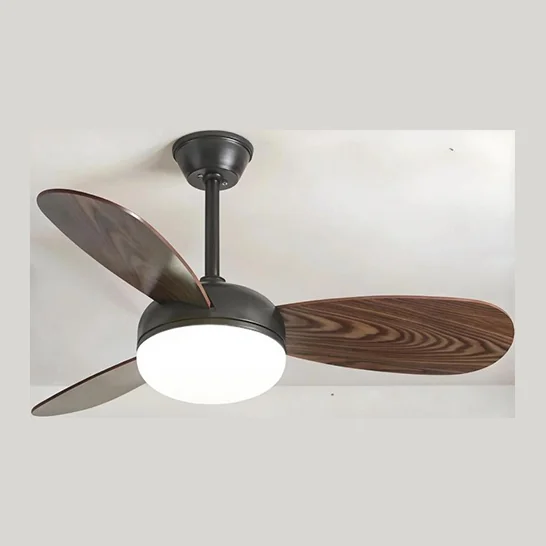 Lucia GS6010 Ceiling Fan Black+Wood 36in