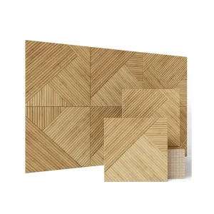 ADCO Acoustic Panel With Adhesive Natural 60x60x0.9cm