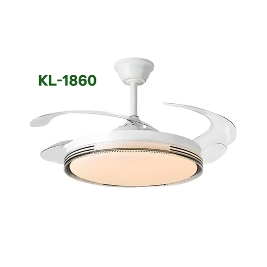 Lucia 1860 Ceiling Fan White+Black