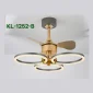 Lucia 1252 Ceiling Fan Aluminum 60cm