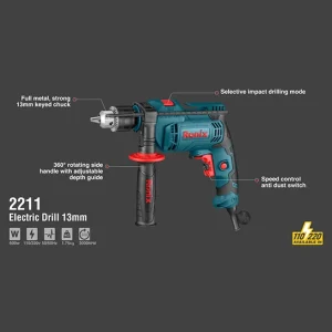 Ronix 2211 Impact Drill 13mm 600w