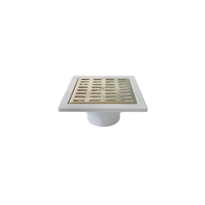 Cool Floor Drain FD-3 ABS SS 304 Wht 4in