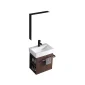 Cool Bathroom Furniture Wood Veneer 535x365x625mm