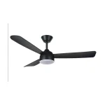Lucia Flux 523 Ceiling Fan Matt Black 52inc