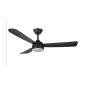Lucia Flux 523 Ceiling Fan Matt Black 52inc