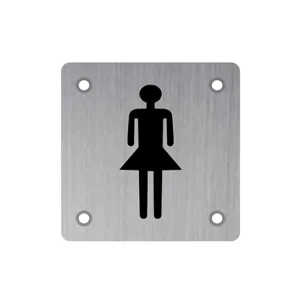 Brad Female Sign 4x4in