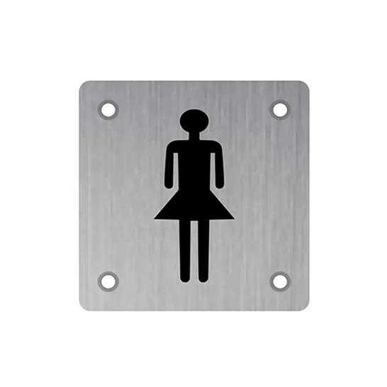 Brad Female Sign 4x4in