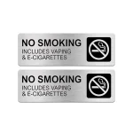 Brad Non Smoking Sign 8x4in