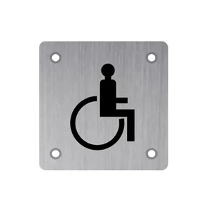 Brad Disable Sign 4x4in