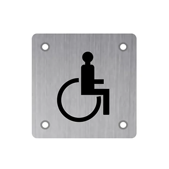 1053514 Brad Disable Sign 4x4in