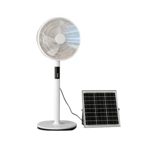 Vento Solar Stand Fan 16 inches 15W White - Image 1