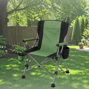 Folded Chair with Bag Grey 95x54cm