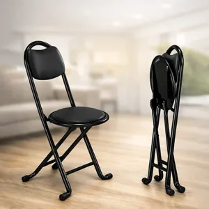 EZ Home Folded Chair 1321 BlackMaterial: IRON+OXFORD CLOTH