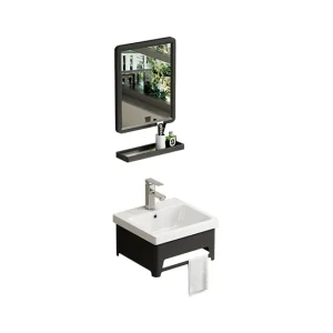 Cool Bathroom Furniture Iron Black 450x400x260mm