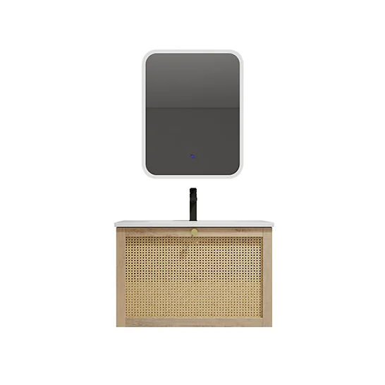 Cool Bathroom Furniture PVC Film Oak 750x460x500mm