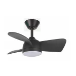 Lucia Veloce 283 Ceiling Fan Matt Black 28inc