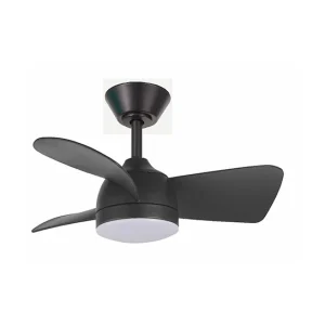 Lucia Veloce 283 Ceiling Fan Matt Black 28inc