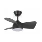 Lucia Veloce 283 Ceiling Fan Matt Black 28inc