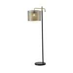 Floor Lamp Matt Black Silver Gold