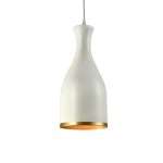 Drop Lamp Matt White Silver Gold