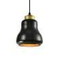 Drop Lamp Matt Black Silver Gold