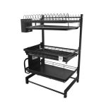 Kitchen Pro Dish Rack Standing Style Black