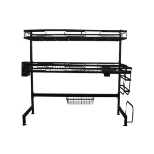 Kitchen Pro Drying Storage Rack Black 85cm