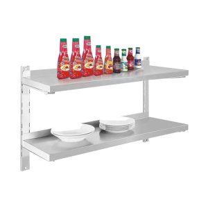 Kitchen Pro Adjustable Wall Shelf SS 2-L